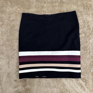 Black, White House Black Market Pencil Skirt, Size 2